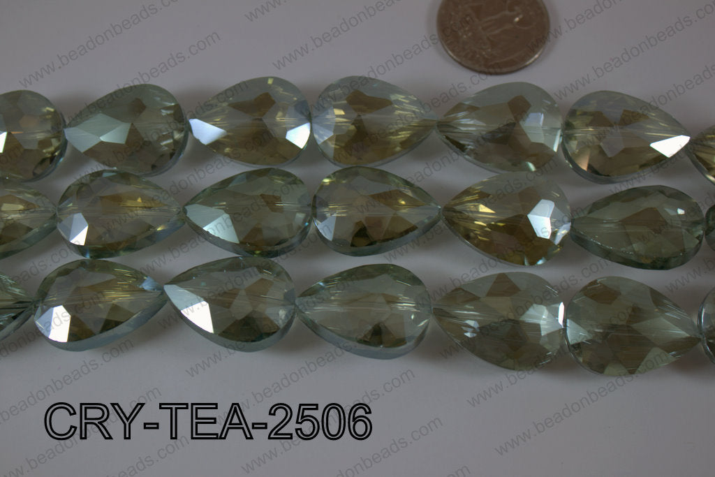 Angelic Crystal Teardrop Faceted 18x25mm CRY-TEA-2506