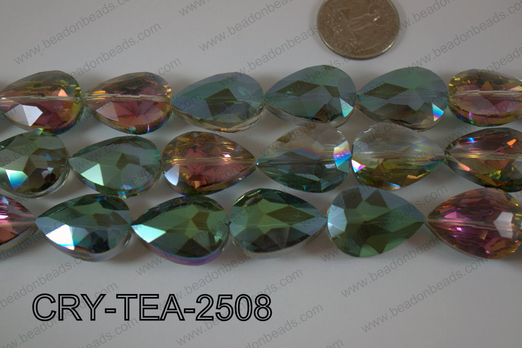 Angelic Crystal Teardrop Faceted 18x25mm CRY-TEA-2508