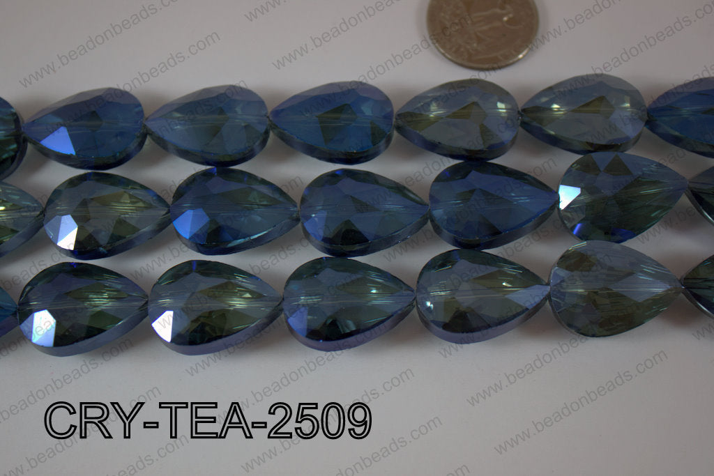 Angelic Crystal Teardrop Faceted 18x25mm CRY-TEA-2509