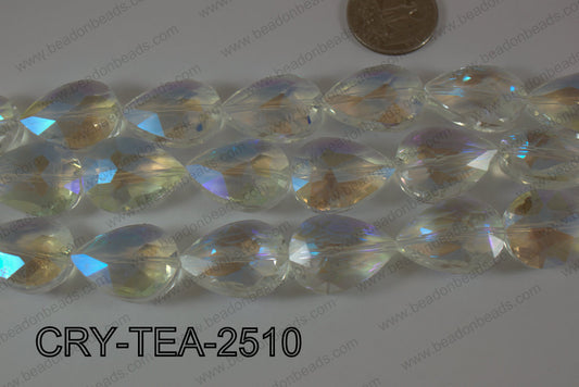 Angelic Crystal Teardrop Faceted 18x25mm CRY-TEA-2510