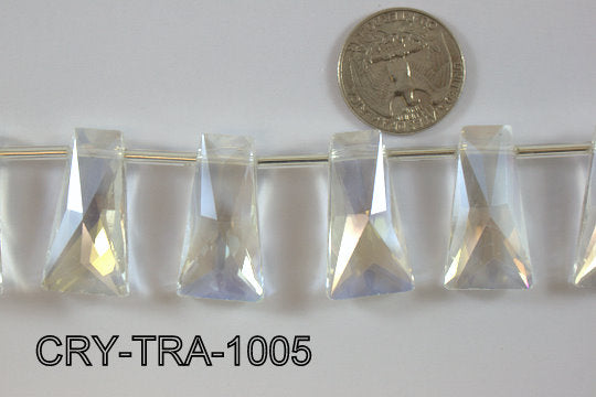 Angelic Crystal Trapezoid 10-16 x 30mm CRY-TRA-1005