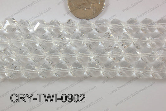 Angelic Crystal Twisted 9mm CRY-TWI-0902