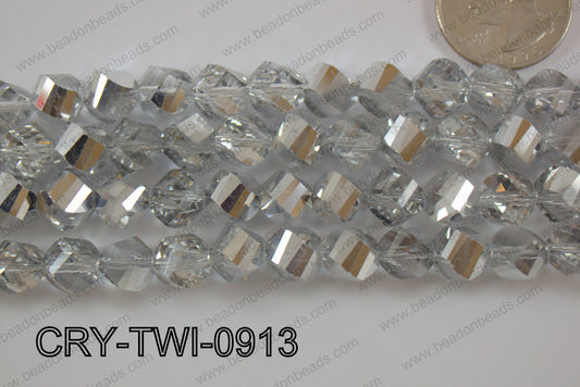 Angelic Crystal Twisted 9mm CRY-TWI-0913