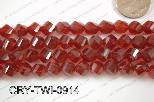 Angelic Crystal Twisted 9mm CRY-TWI-0914