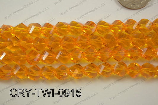 Angelic Crystal Twisted 9mm CRY-TWI-0915