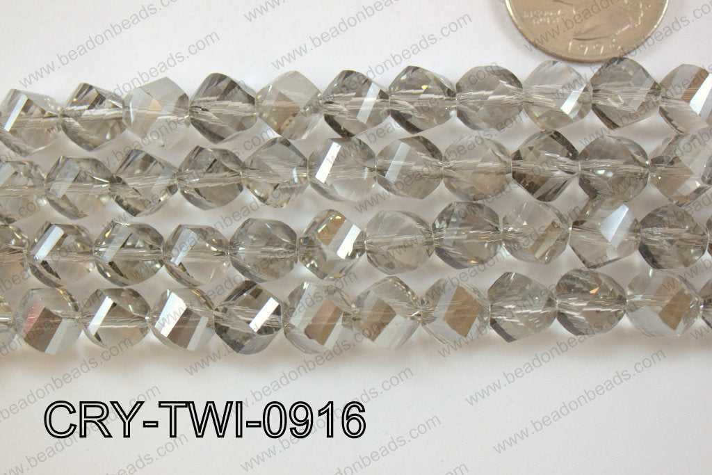 Angelic Crystal Twisted 9mm CRY-TWI-0916