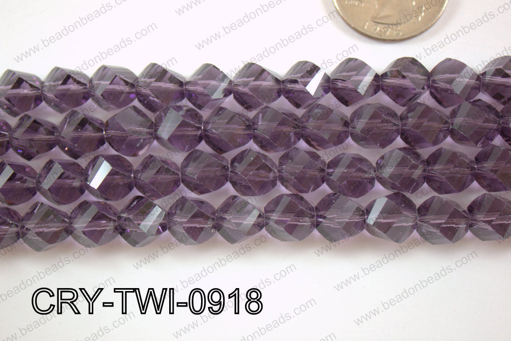 Angelic Crystal Twisted 9mm CRY-TWI-0918