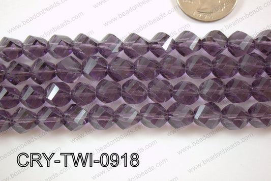 Angelic Crystal Twisted 9mm CRY-TWI-0918