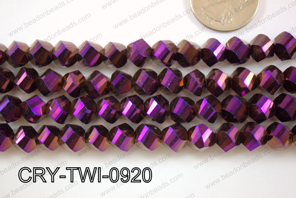 Angelic Crystal Twisted 9mm CRY-TWI-0920