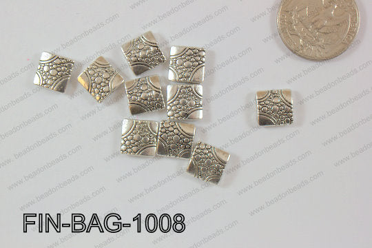 Finding Bead Square 10mm FIN-BAG-1008