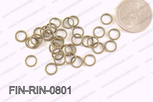 Decorative Ring Copper 8mm FIN-RIN-0802