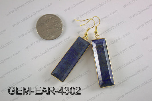 rectangle earring GEM-EAR-4302