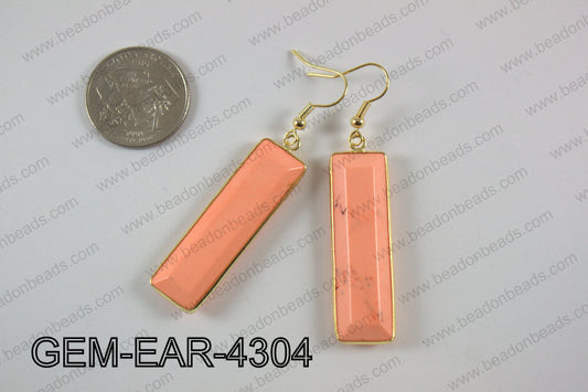 rectangle earring GEM-EAR-4304