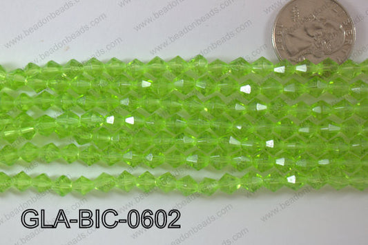 Glass Bicone 6mm GLA-BIC-0602