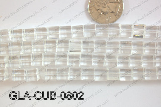 Glass Cube 8mm GLA-CUB-0802
