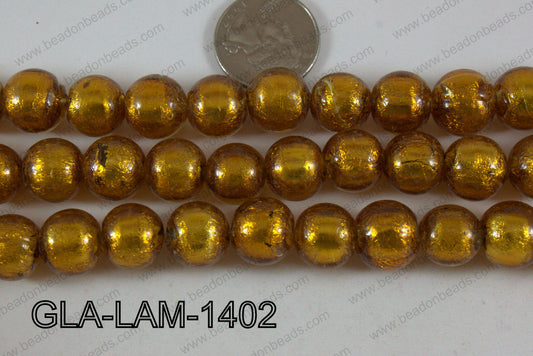 Glass Lampwork Brown 14mm GLA-LAM-1402