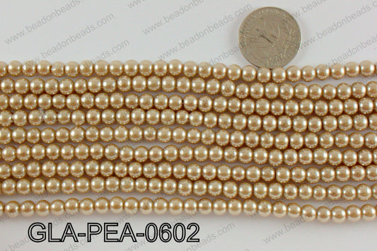 GLASS PEARL 6MM GLA-PEA-0602