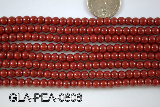 Glass Pearl 6mm GLA-PEA-0608