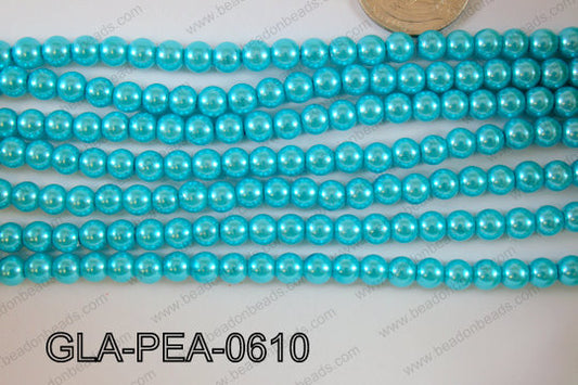 Glass Pearl 6mm GLA-PEA-0610
