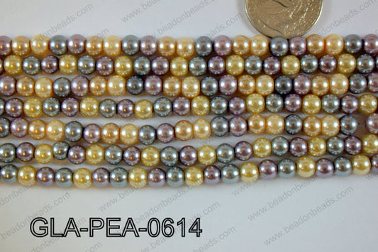 Glass Pearl 6mm GLA-PEA-0614