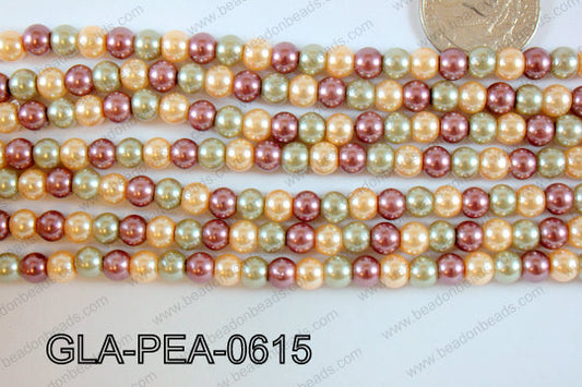 Glass Pearl 6mm GLA-PEA-0615