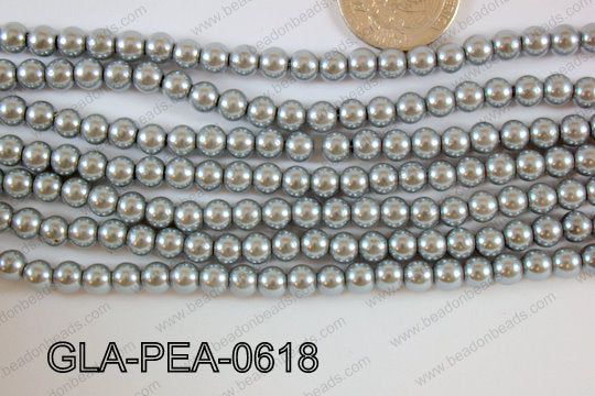 Glass Pearl 6mm GLA-PEA-0618