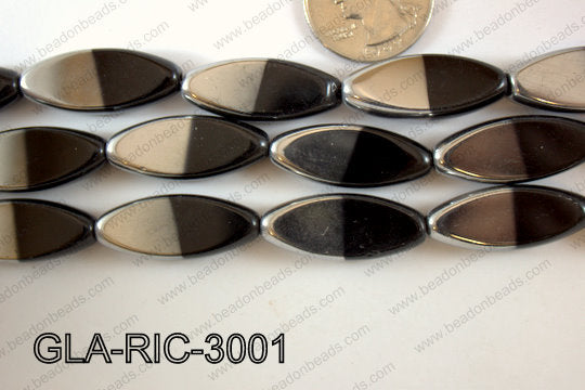 Glass Rice 12x30mm GLA-RIC-3001