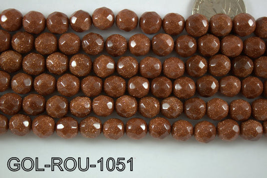 Gold Stone Round 10mm GOL-ROU-1051