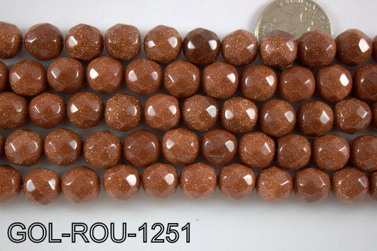 Gold Stone Round 12mm GOL-ROU-1251