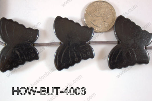 Howlite Butterfly 40x30mm HOW-BUT-4006