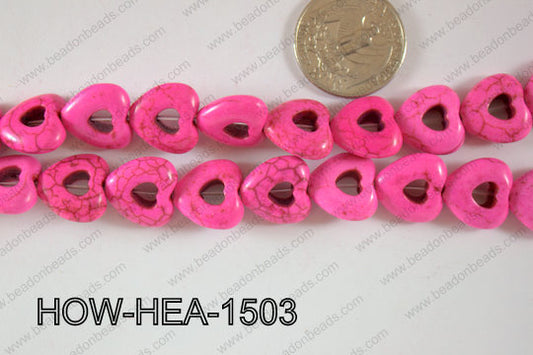 Howlite Heart 16mm HOW-HEA-1503