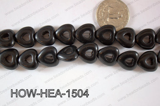 Howlite Heart 16mm HOW-HEA-1504