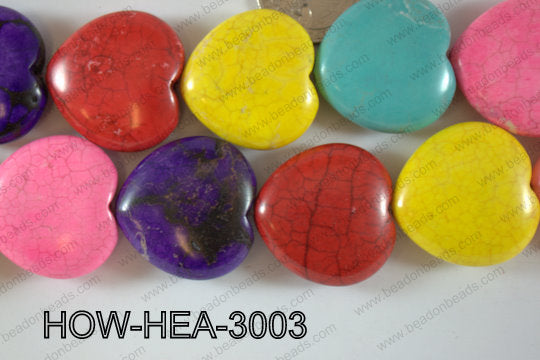 Magnesite Heart 30x30mm HOW-HEA-3003