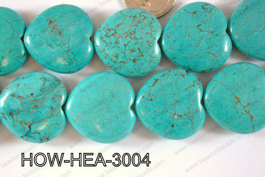 Magnesite Heart 30x30mm HOW-HEA-3004