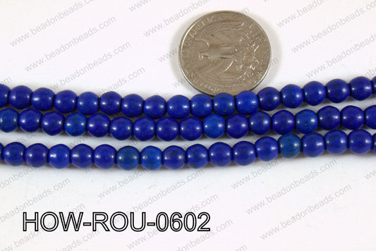 Howlite Round Dark Blue 6mm HOW-ROU-0602
