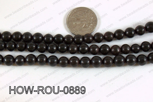 Howlite Round Black 8mm HOW-ROU-0889