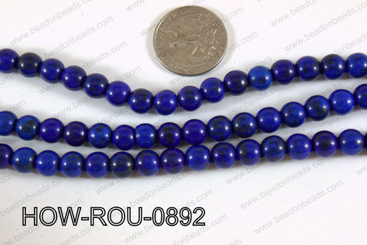 Howlite Round Dark Blue 8mm HOW-ROU-0892