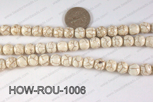 Howlite Round White 10mm HOW-ROU-1006