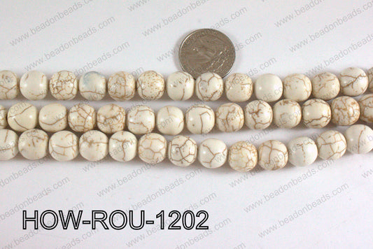 Howlite Round White 12mm HOW-ROU-1202