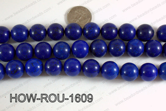Howlite Round Dark Blue 14mm HOW-ROU-1609