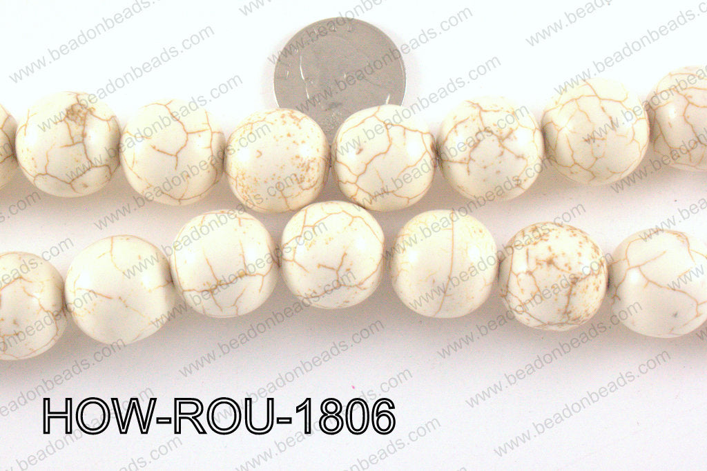 Howlite Round White 18mm HOW-ROU-1806