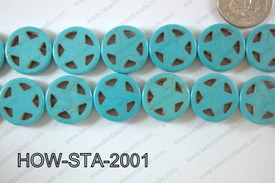 Howlite Star 20mm HOW-STA-2001