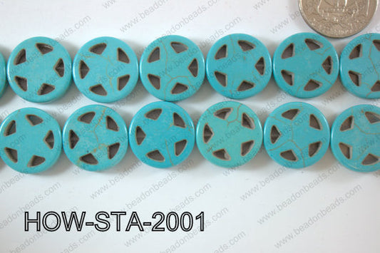 Howlite Star 20mm HOW-STA-2001