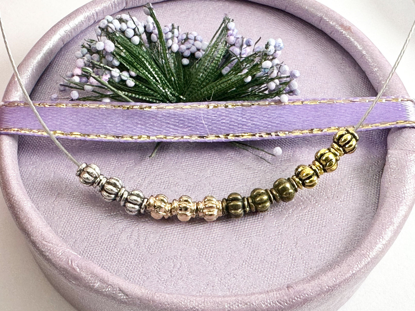 4mm Pewter Pumpkin Shaped Ribbed Spacer Beads Tiny Space Beads for Jewelry Making Antique Gold, Rosy Gold, Silver, Bronze