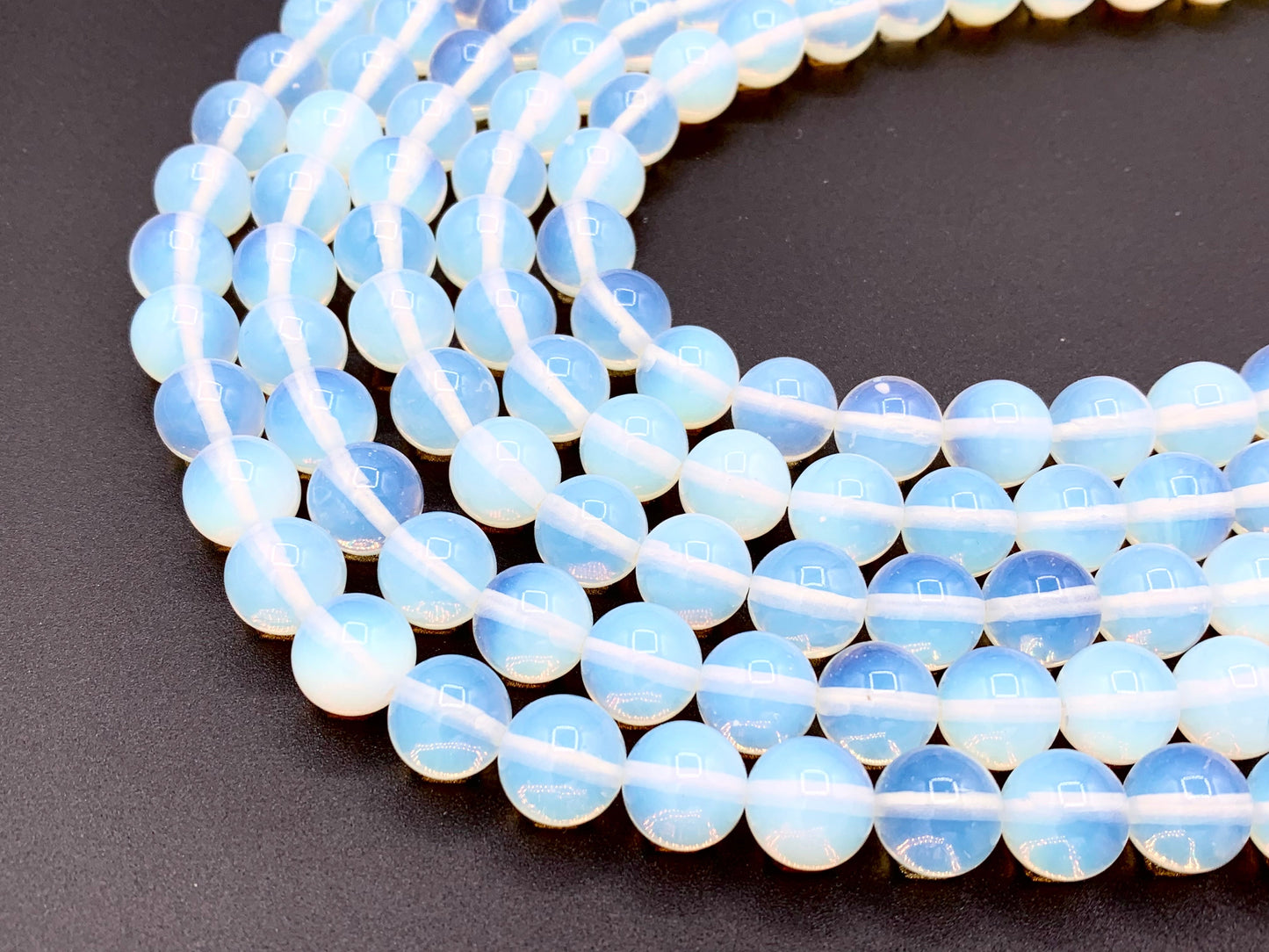Opalite Round Smooth Shiny Beads 4mm 6mm 8mm 10mm 12mm 14mm 16mm Around 15"