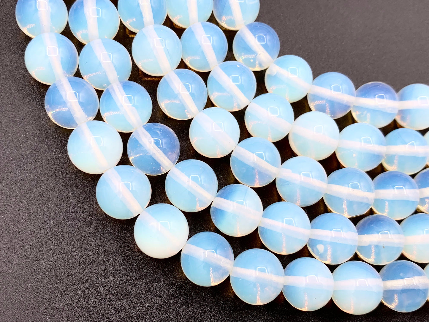 Opalite Round Smooth Shiny Beads 4mm 6mm 8mm 10mm 12mm 14mm 16mm Around 15"