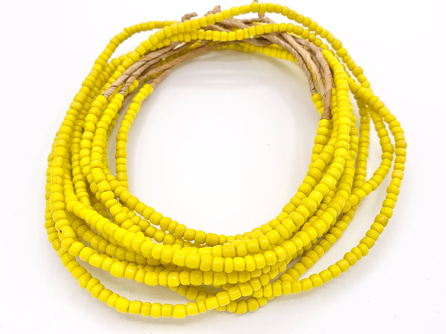 4mm African Sandcast Seed Beads Handmade Glass Beads From Ghana in 9 Colors