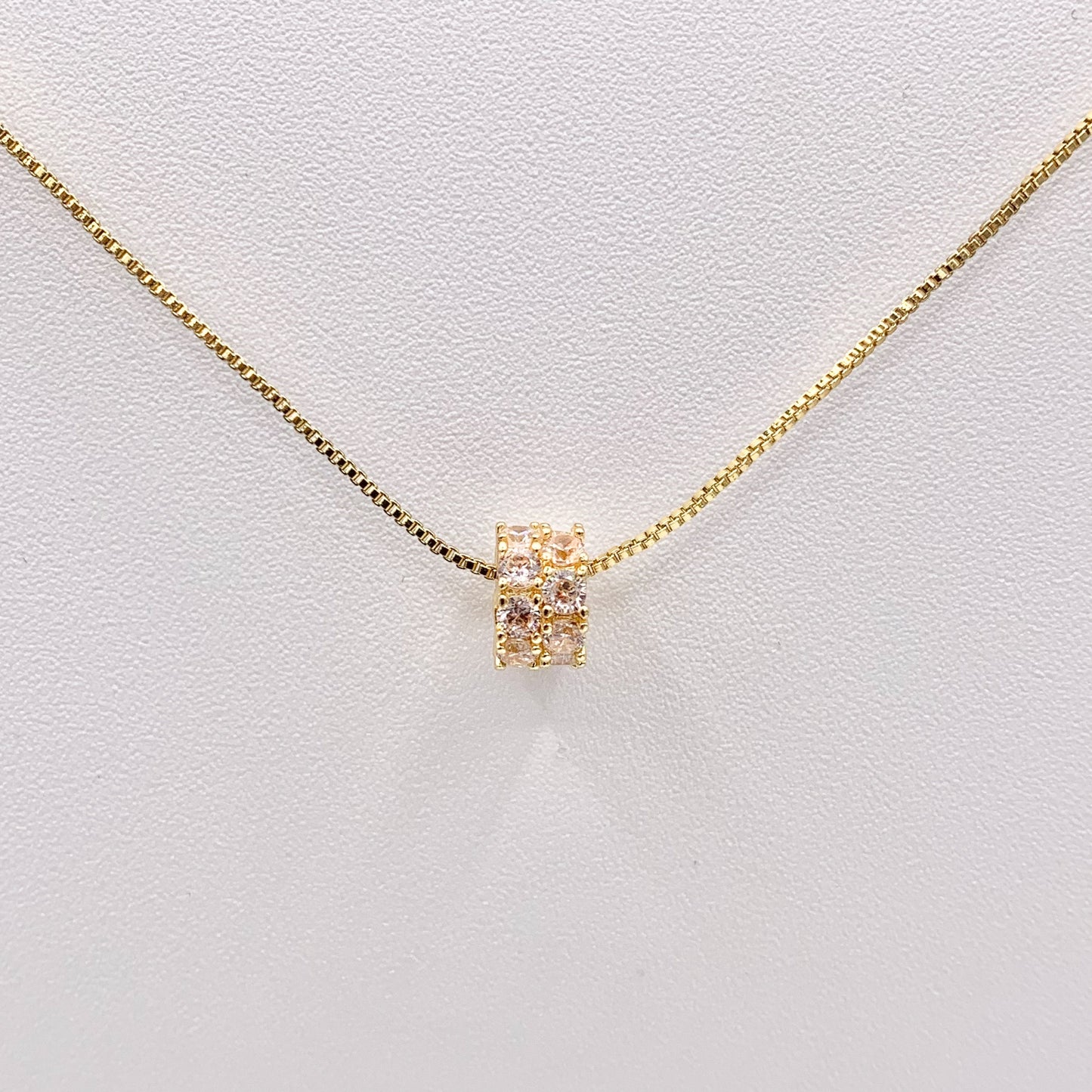 Baguette Spacer Beads | Real Gold 18K Plated Micro CZ Pave Tiny Barrel Space Beads Over Brass for Jewelry Making 10 PCS