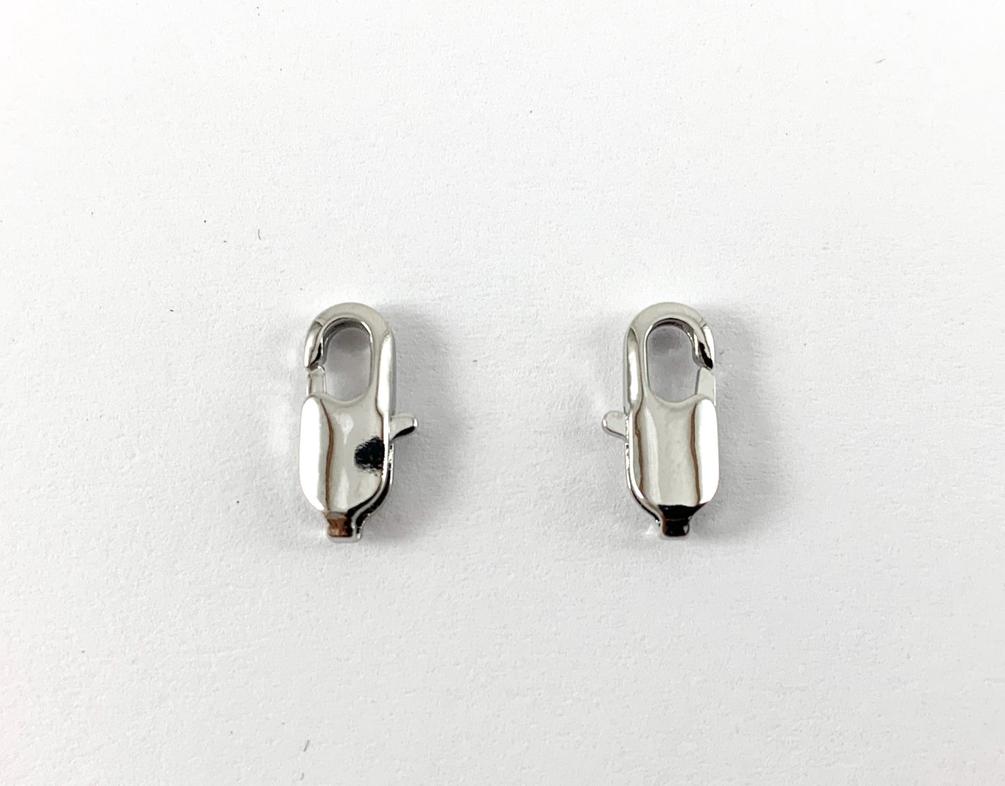 Real 18K Platinum/Gold Plated Lobster Clasps over Brass 25PCS