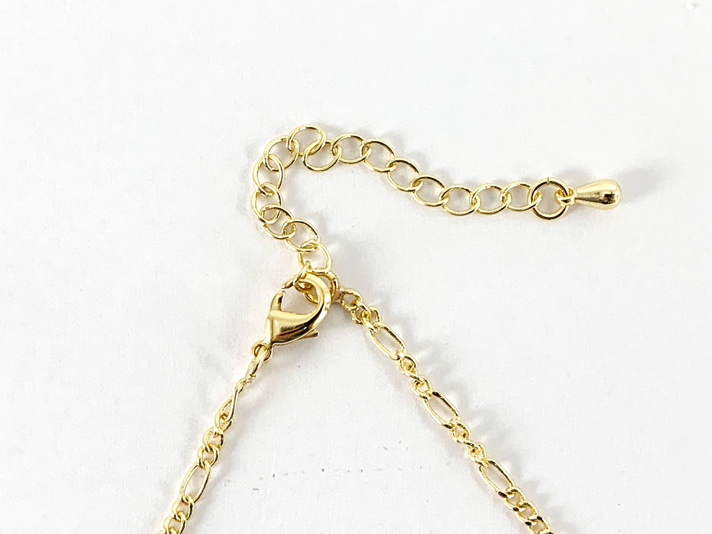 Delicate Gold Plated Dainty Minimalist Link Necklace 10PCS